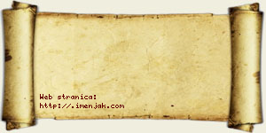 Jovana Vesković vizit kartica